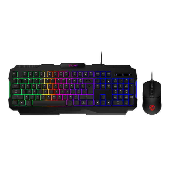 کیبورد و موس گیمینگ ام اس آی FORGE GK100 COMBO